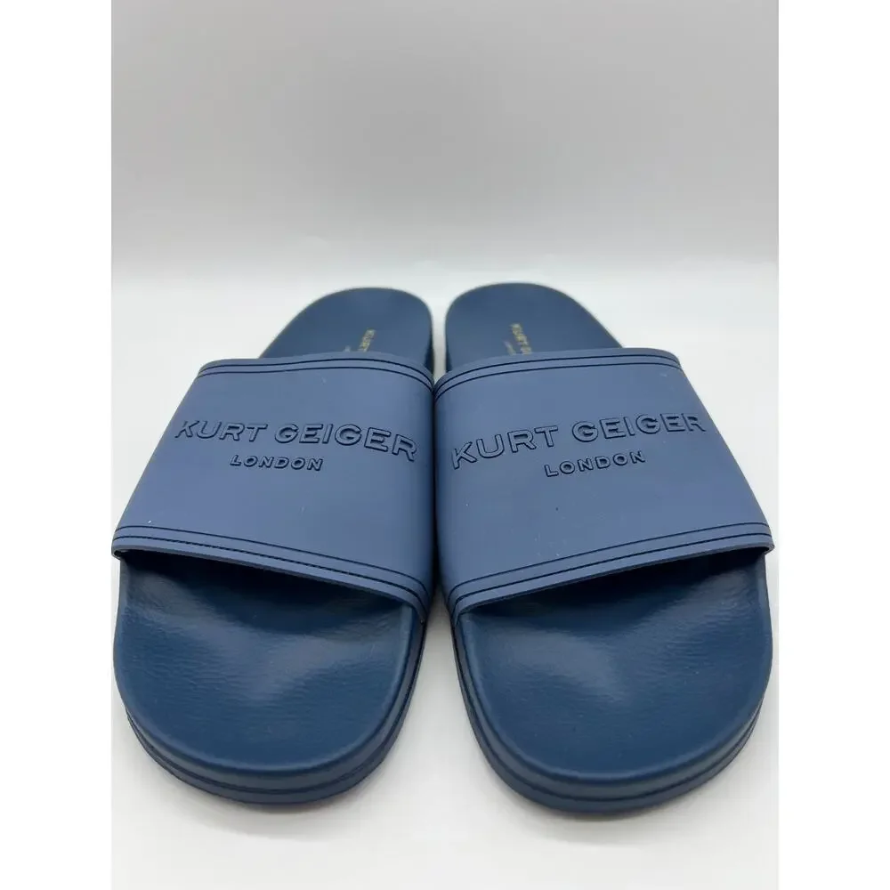 Kurt Geiger London Pool Slider Blue Men's Size 13 / 46 EUR New